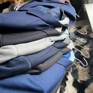 SUITS, DRESS SHIRTS, SHOES, BELTS, TIES